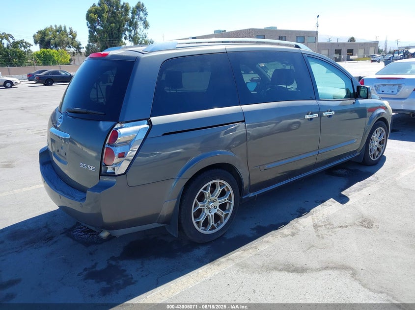 5N1BV28UX7N130485 2007 NISSAN QUEST photo no. 4