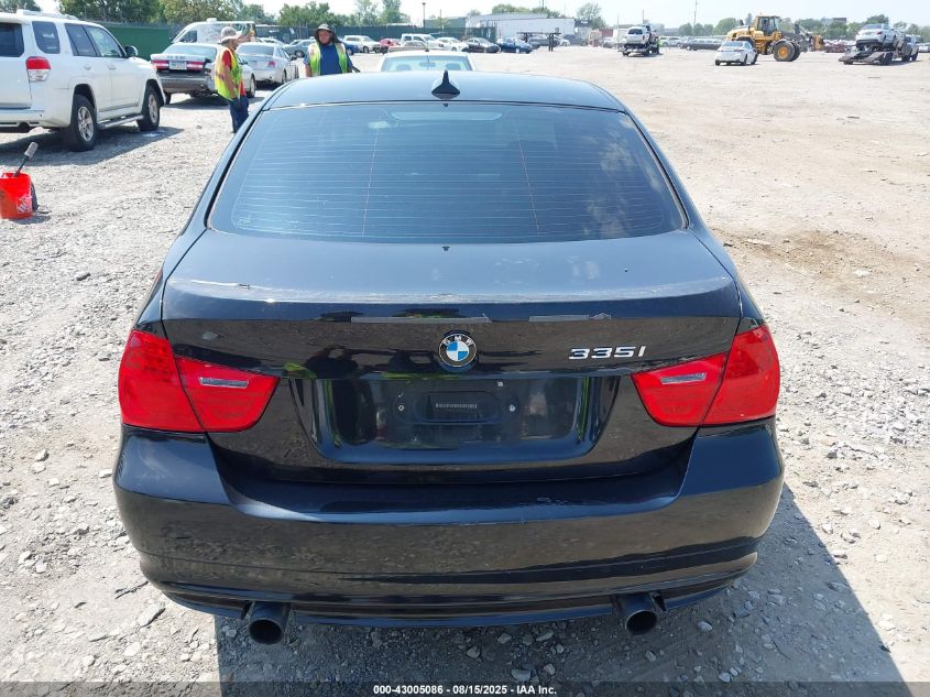 2011 BMW 335I xDrive VIN: WBAPL5C59BA917331 Lot: 43005086