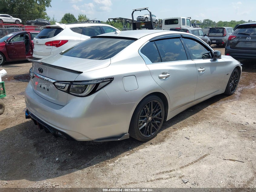 VIN JN1EV7AR4JM437610 2018 INFINITI Q50 3.0T LUXE