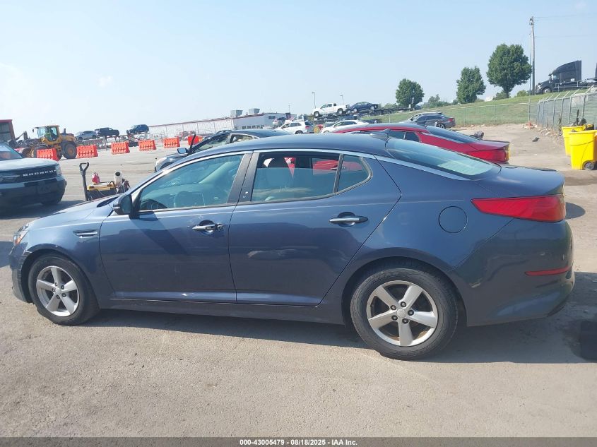 2015 Kia Optima Lx VIN: 5XXGM4A73FG371635 Lot: 43005479