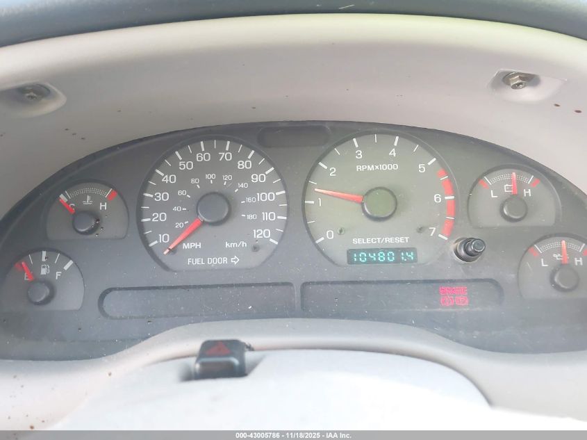 1999 Ford Mustang VIN: 1FAFP4047XF181885 Lot: 43005786