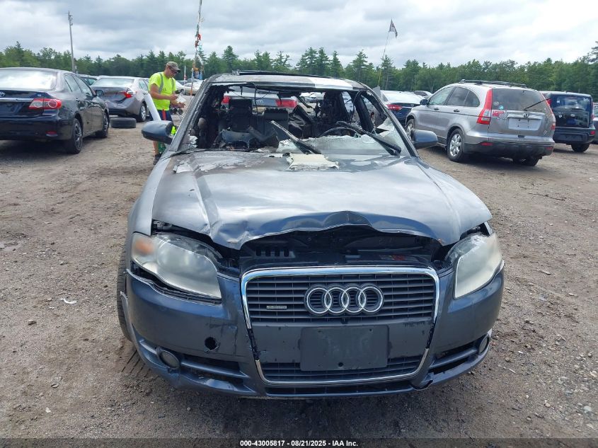 2005 Audi A4 2.0T VIN: WAUDF68EX5A463409 Lot: 43005817