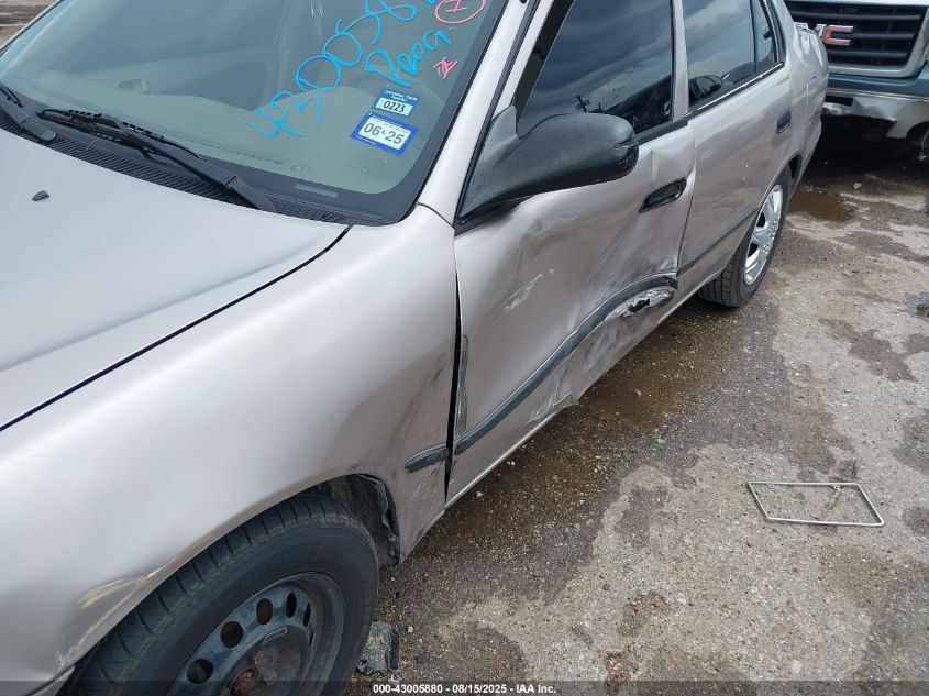 2000 Toyota Corolla Ce VIN: 1NXBR12E7YZ391323 Lot: 43005880