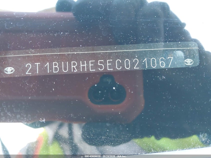 2014 TOYOTA COROLLA LE - 2T1BURHE5EC021067