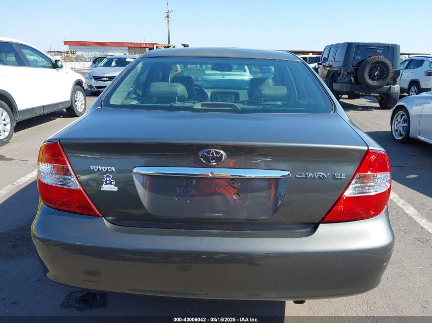 2004 Toyota Camry Xle VIN: JTDBE30K440261604 Lot: 43006042