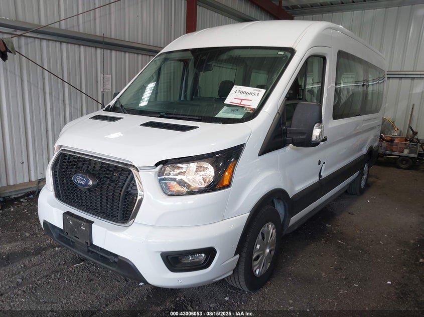 Vin: 1fbax2c89pka94069, lot: 43500167, ford transit-350 passenger van xlt 20232