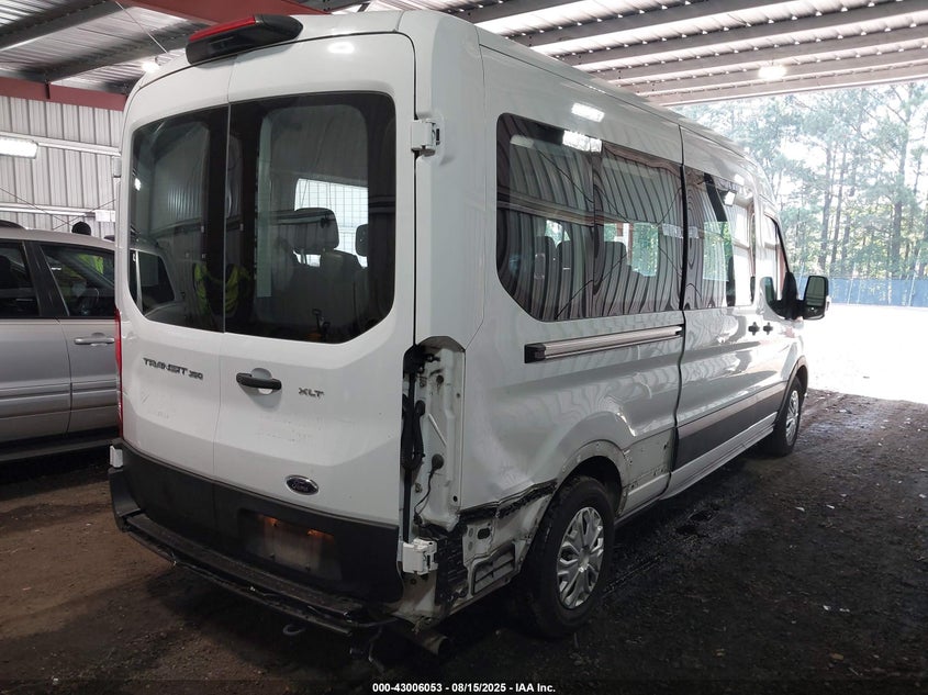 Vin: 1fbax2c89pka94069, lot: 43500167, ford transit-350 passenger van xlt 20234