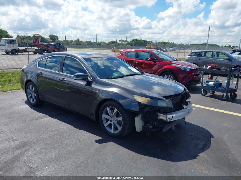 2012 Acura Tl 3.5 grey sedan gasoline 19UUA8F57CA039801 photo #1