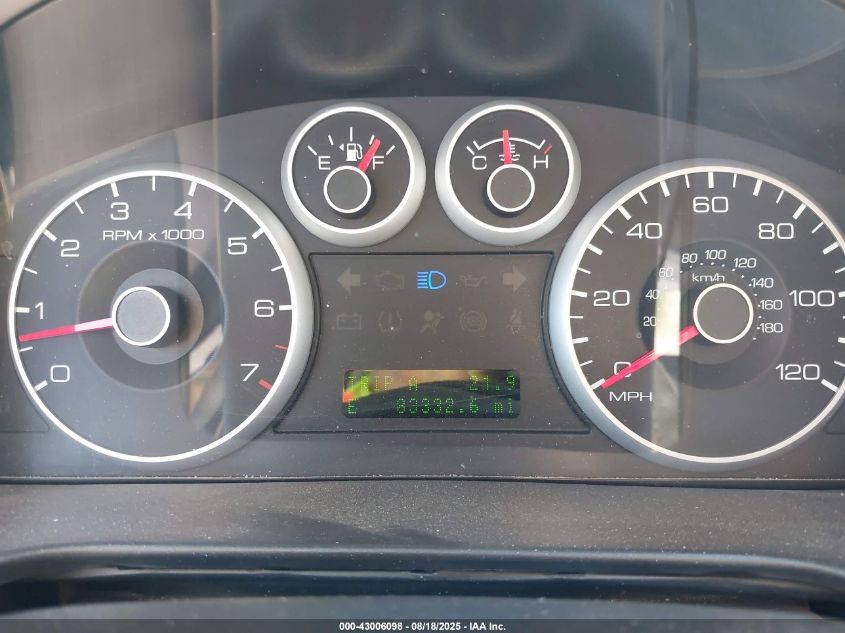 2009 Ford Fusion Sel VIN: 3FAHP08129R215085 Lot: 43006098