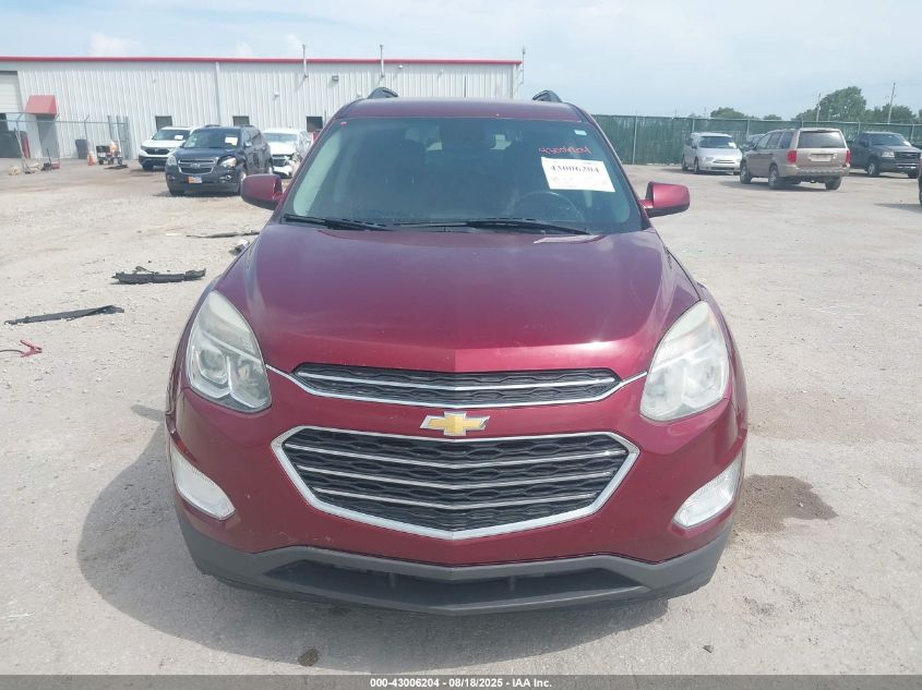 2017 Chevrolet Equinox Lt VIN: 2GNALCEK9H1609327 Lot: 43006204