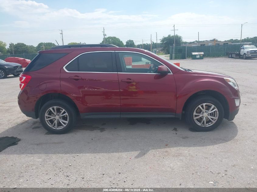2017 Chevrolet Equinox Lt VIN: 2GNALCEK9H1609327 Lot: 43006204