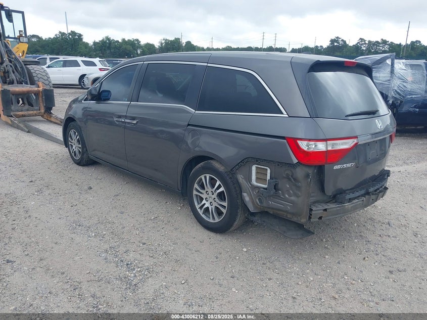 Vin: 5fnrl5h66bb038325, lot: 43500326, honda odyssey ex-l 20113
