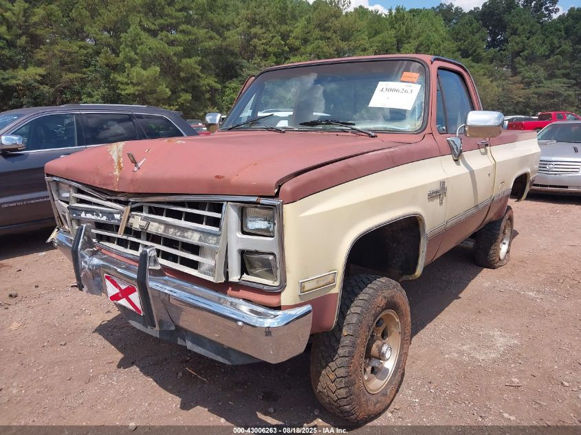 1983 Chevrolet K10 VIN: 1GCEK14H9DF306946 Lot: 43006263