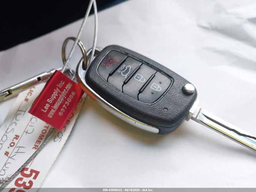 2017 Hyundai Tucson Se VIN: KM8J3CA48HU403626 Lot: 43006333