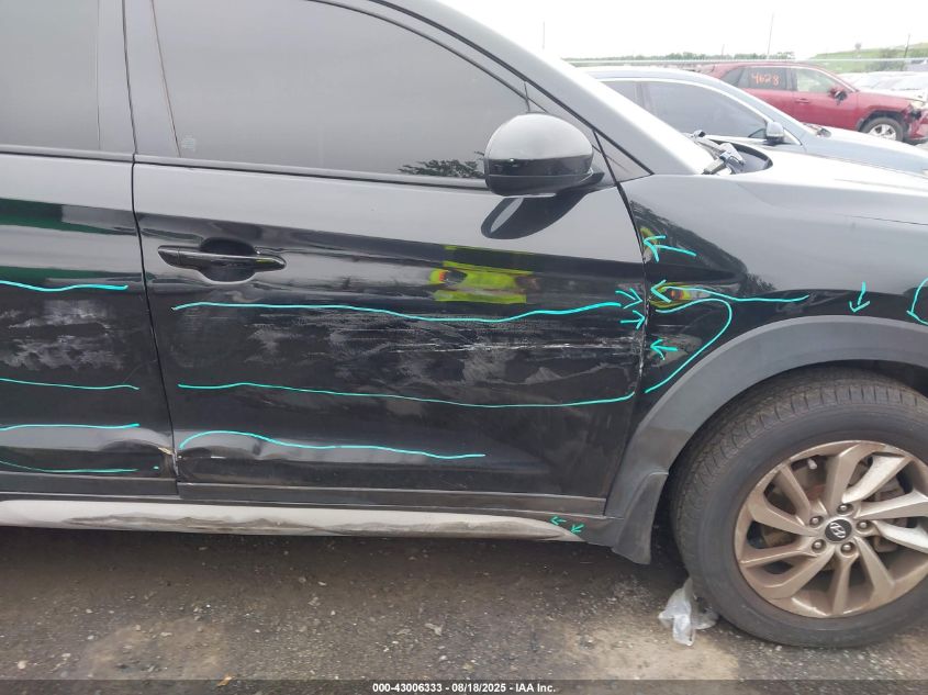 2017 Hyundai Tucson Se VIN: KM8J3CA48HU403626 Lot: 43006333