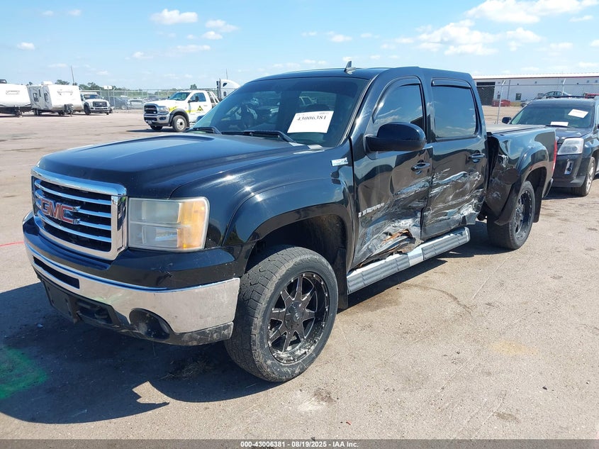 2009 GMC Sierra 1500 Slt black truck flexible 3GTEK33349G218961 photo #3