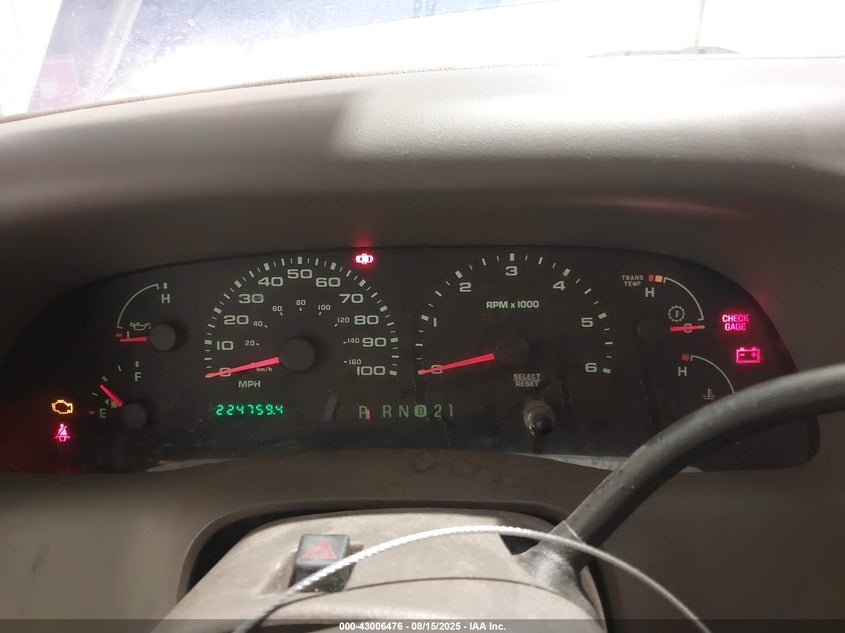 2003 Ford F-250 Lariat/Xl/Xlt VIN: 1FTNW21S33EC13015 Lot: 43006476