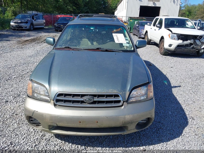 2001 Subaru Outback Limited VIN: 4S3BH686917634350 Lot: 43006492