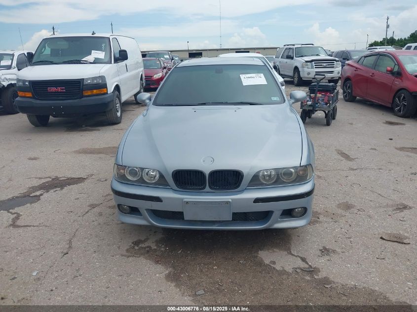 2003 BMW M5 VIN: WBSDE93403CF93153 Lot: 43006776