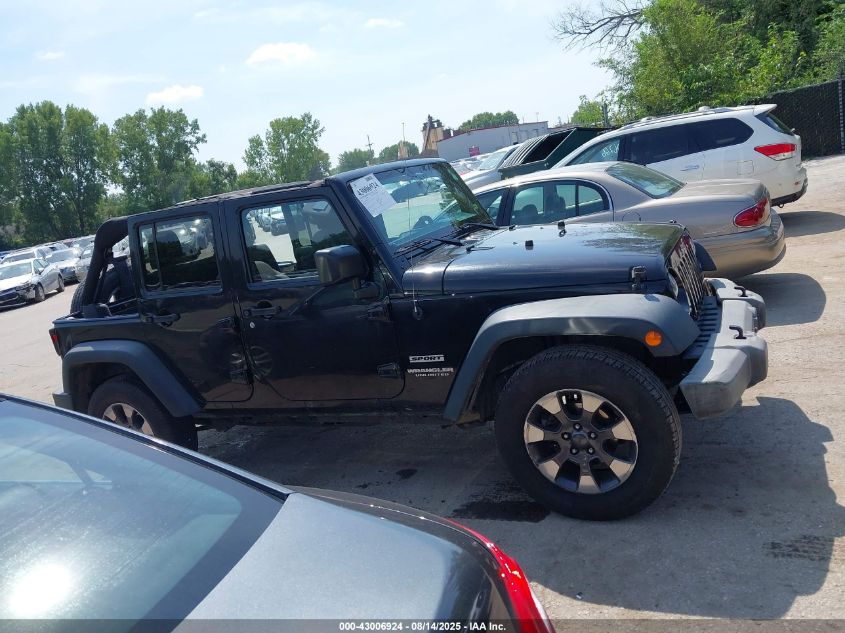2015 Jeep Wrangler Unlimited Sport VIN: 1C4BJWDG4FL716522 Lot: 43006924
