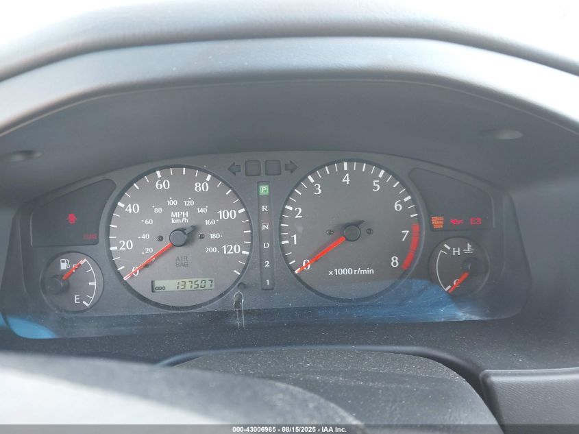 2000 Infiniti G20 Luxury/Touring VIN: JNKCP11A2YT301058 Lot: 43006985