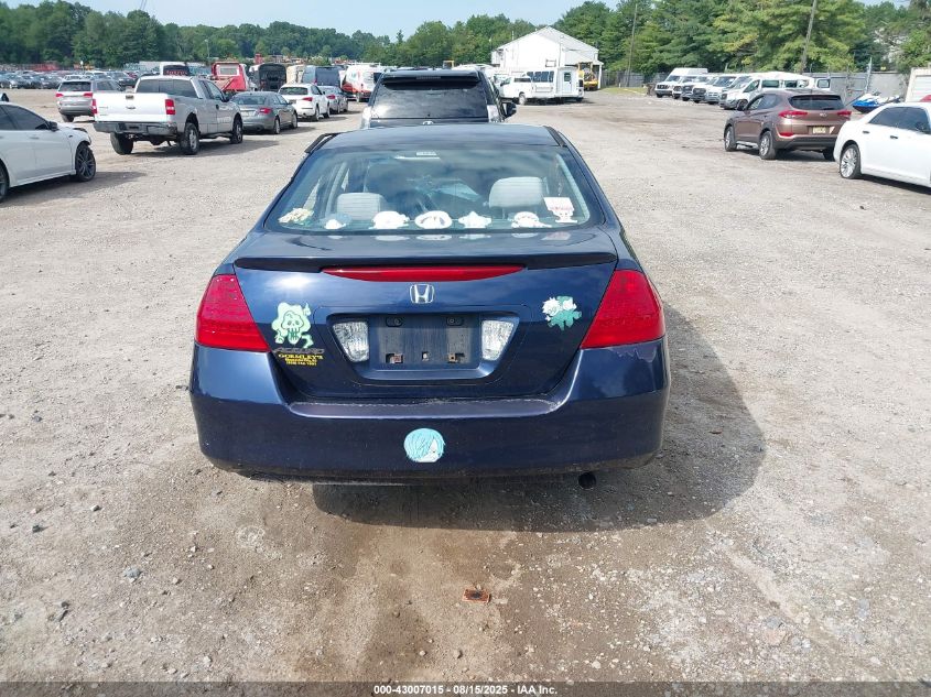 2006 Honda Accord 2.4 Ex VIN: 1HGCM56786A165561 Lot: 43007015