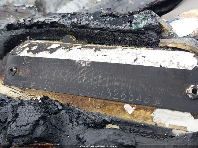 2002 GMC Yukon Denali VIN: 1GKEK63U52J326346 Lot: 43007028