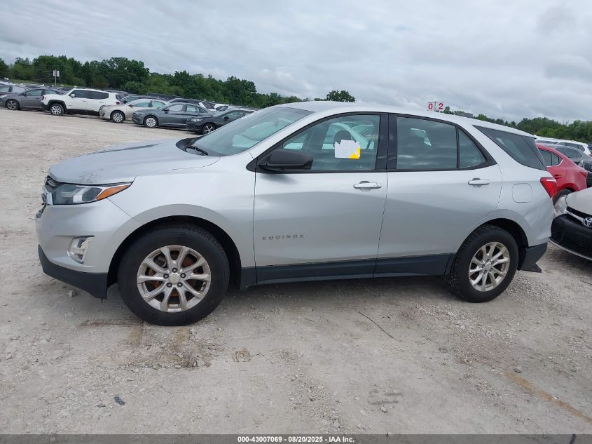 2018 Chevrolet Equinox Ls VIN: 2GNAXREV1J6152152 Lot: 43007069
