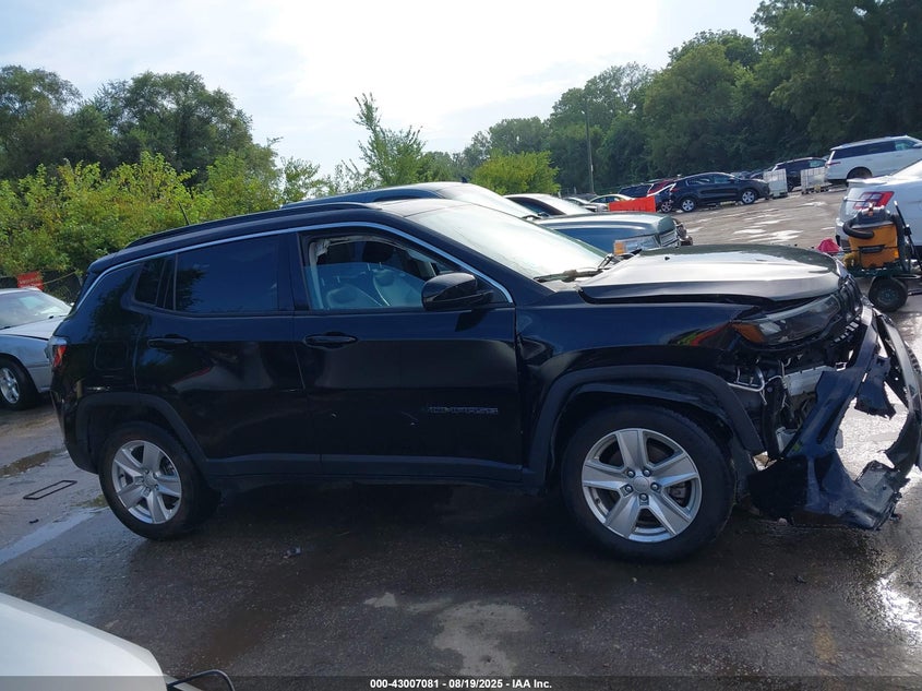 2022 JEEP COMPASS LATITUDE 4X4 3C4NJDBB0NT124370