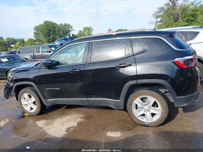 2022 JEEP COMPASS LATITUDE 4X4 3C4NJDBB0NT124370