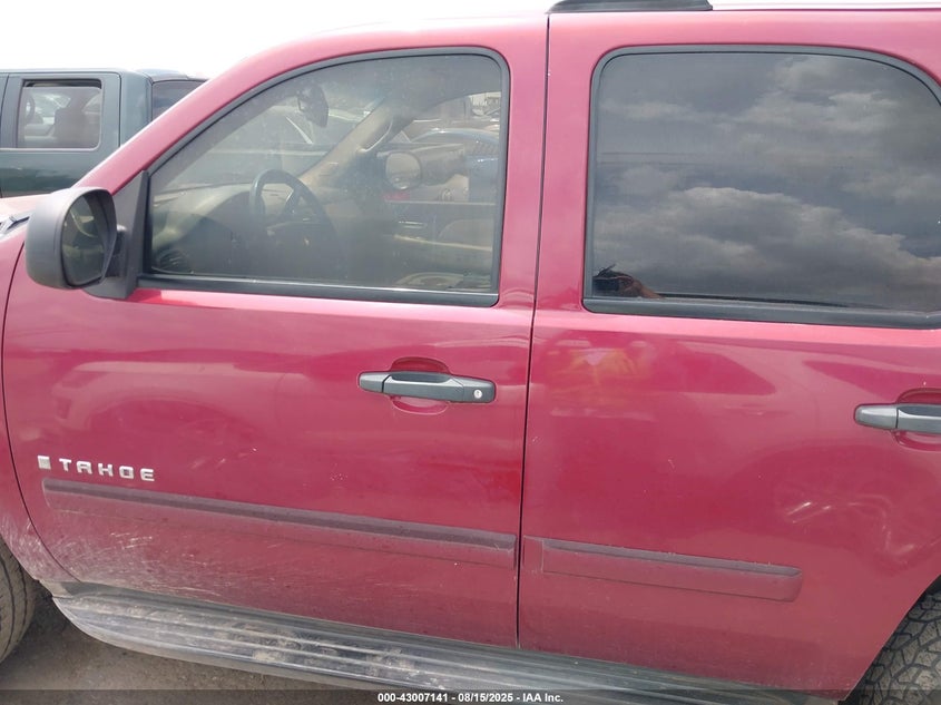 2007 Chevrolet Tahoe Ls VIN: 1GNFC13067R295847 Lot: 43007141