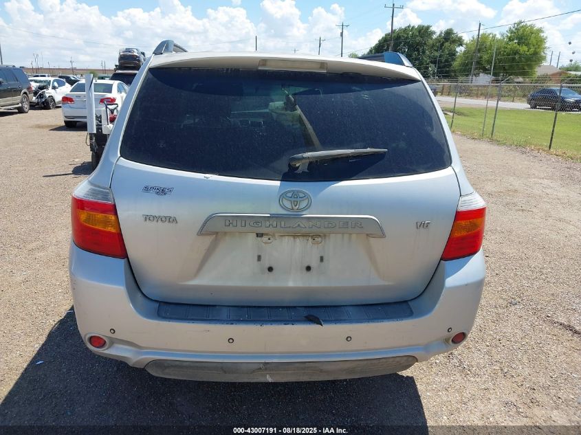 2008 Toyota Highlander VIN: JTEDS41A282004301 Lot: 43007191