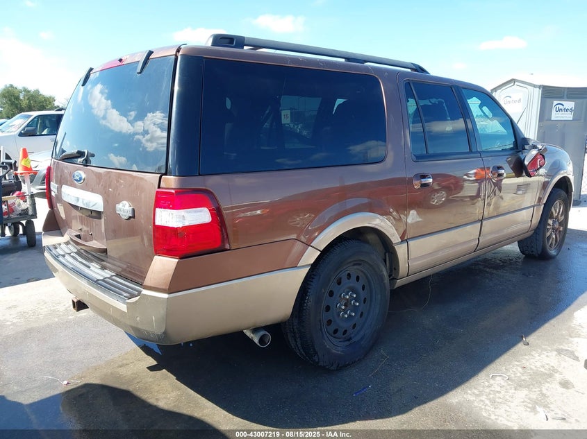 Vin: 1fmjk1h50cef28905, lot: 43501333, ford expedition el xlt/el king ranch 20124