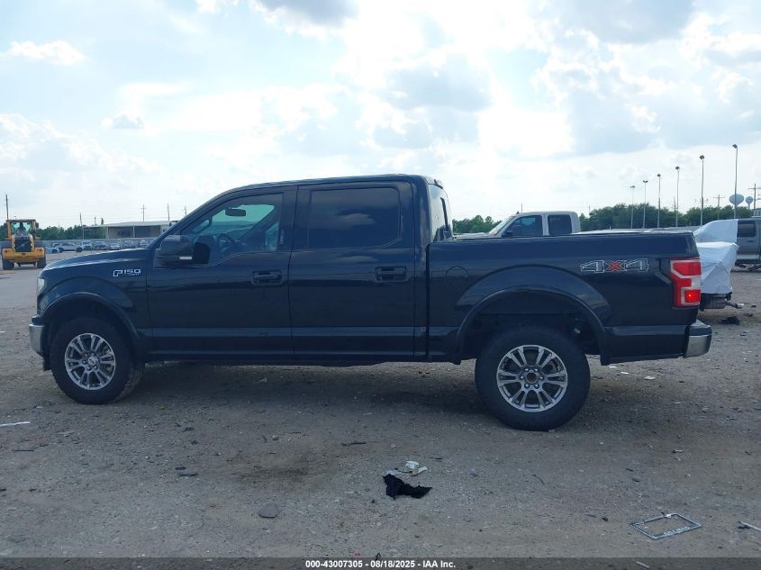 2018 Ford F-150 Lariat VIN: 1FTEW1E53JKE43991 Lot: 43007305