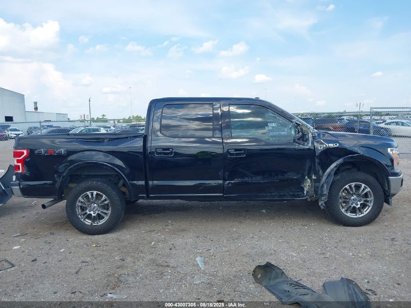 2018 Ford F-150 Lariat VIN: 1FTEW1E53JKE43991 Lot: 43007305