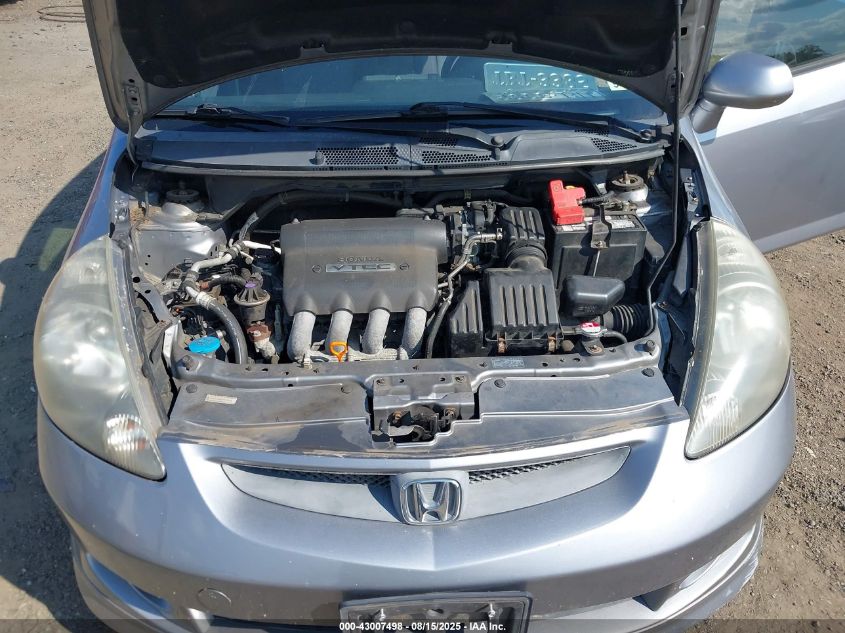 2008 Honda Fit Sport VIN: JHMGD38658S039825 Lot: 43007498