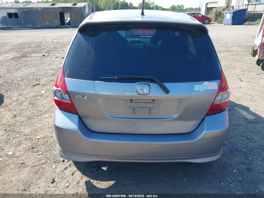 2008 Honda Fit Sport VIN: JHMGD38658S039825 Lot: 43007498