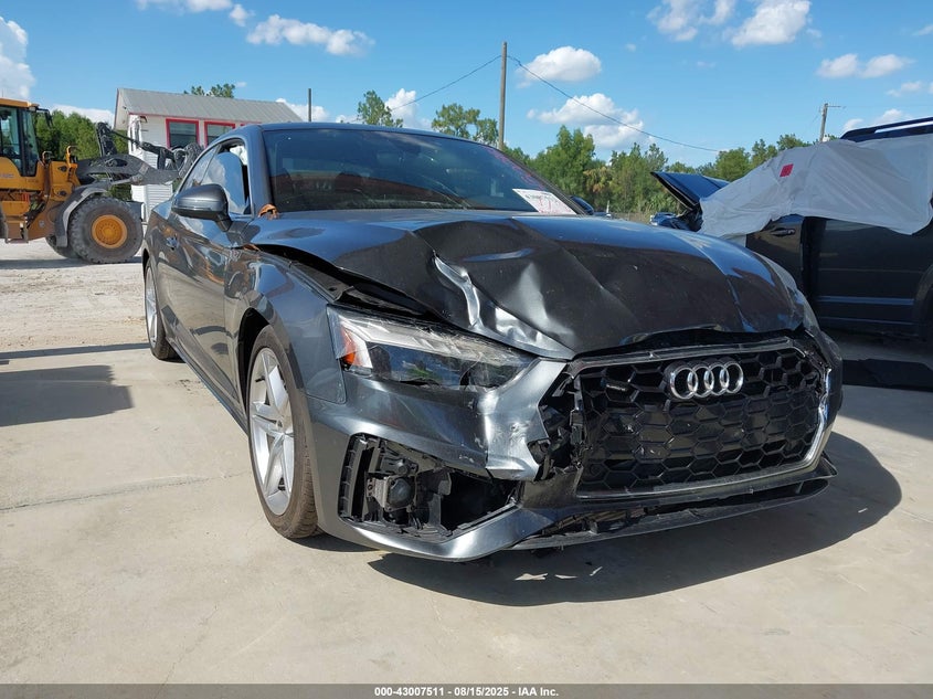 2021 Audi A5 2.0 Premium Plus 45 Tfsi Quattro S Tronic Grey Lot 111043007511 Vin WAUTAAF57MA054167