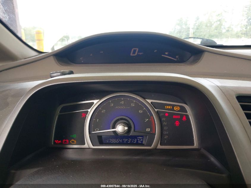 2009 Honda Civic Lx VIN: 2HGFA165098547988 Lot: 43007544