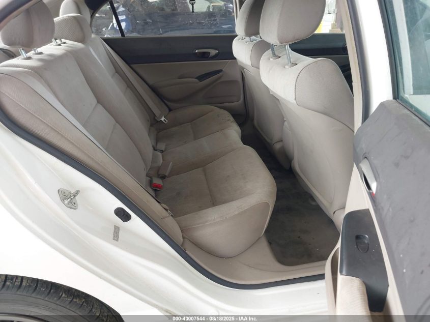 2009 Honda Civic Lx VIN: 2HGFA165098547988 Lot: 43007544