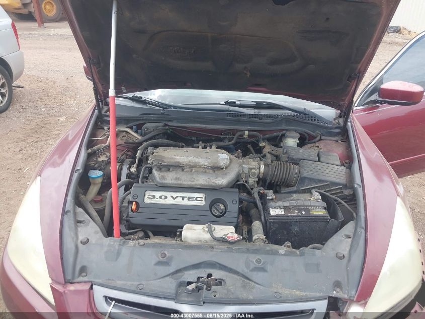 2005 Honda Accord 3.0 Ex VIN: 1HGCM668X5A077639 Lot: 43007555