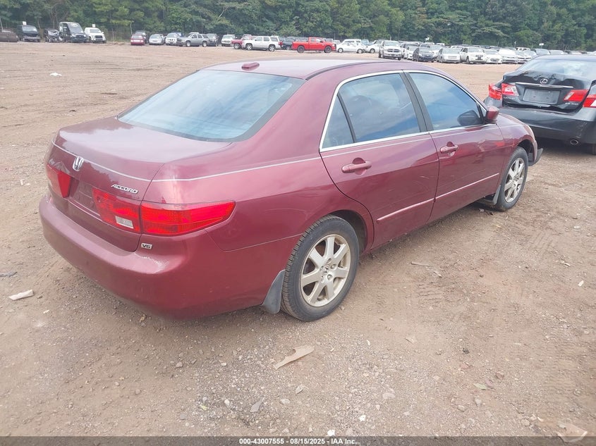 1HGCM668X5A077639 2005 HONDA ACCORD photo no. 4