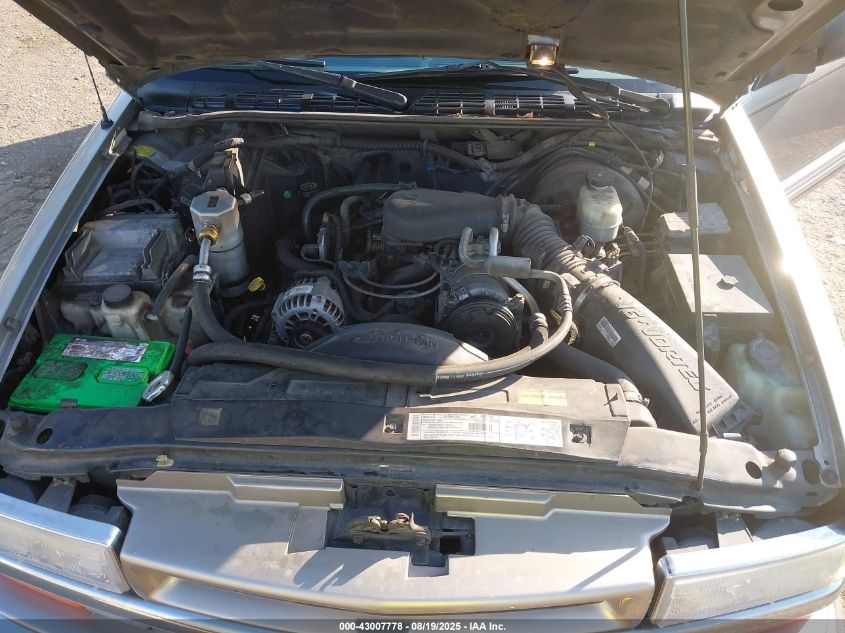 2001 Chevrolet Blazer Lt VIN: 1GNDT13WX12182320 Lot: 43007778