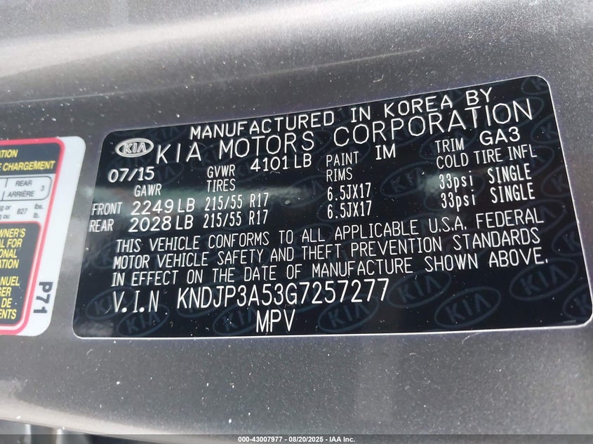 2016 KIA SOUL + - KNDJP3A53G7257277