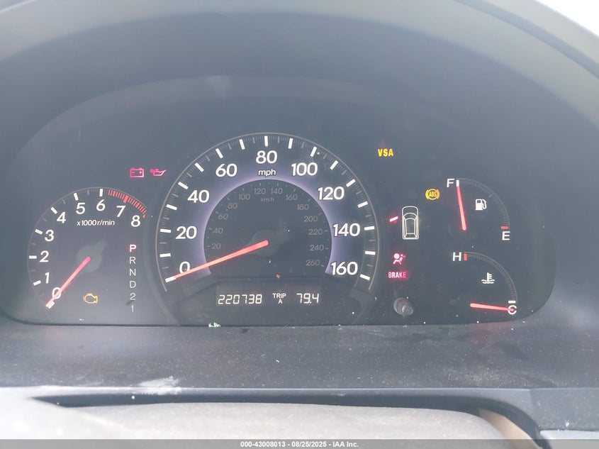 2008 Honda Odyssey Ex-L VIN: 5FNRL38658B402974 Lot: 43008013