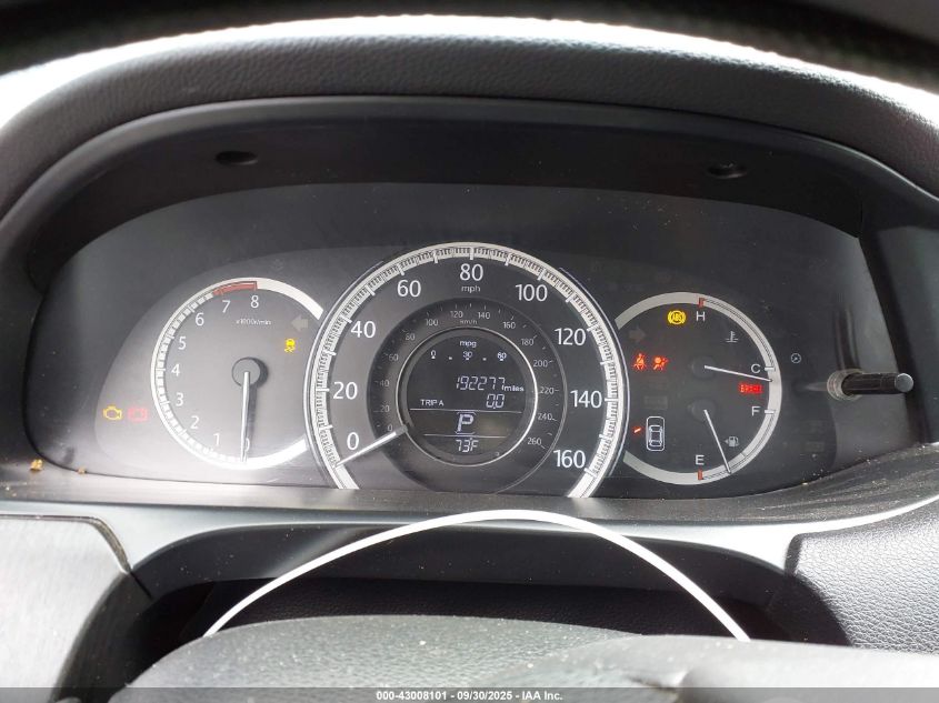 2013 Honda Accord Ex-L VIN: 1HGCR2F8XDA162957 Lot: 43008101