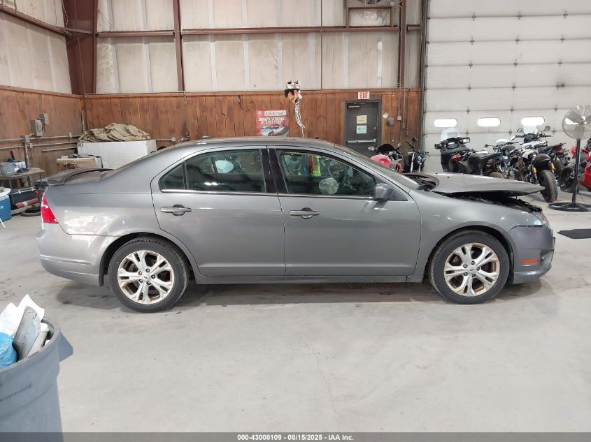 2012 Ford Fusion Se VIN: 3FAHP0HA4CR425260 Lot: 43008109