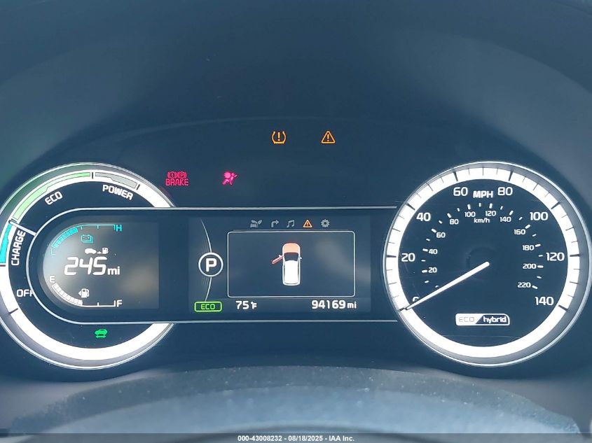 2017 Kia Niro Ex VIN: KNDCC3LC7H5079743 Lot: 43008232