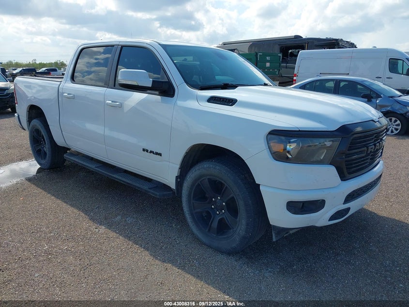 1C6RREFT4LN186605 2020 Ram 1500 Big Horn 4X2 5'7 Box auction photo 1