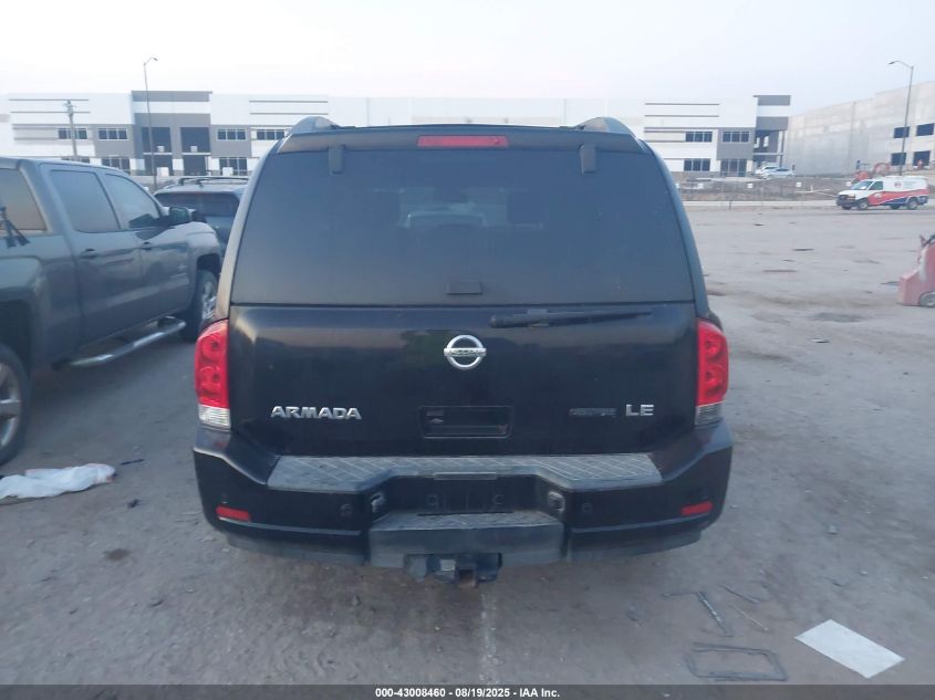 2009 Nissan Armada Le VIN: 5N1BA08C89N608171 Lot: 43008460